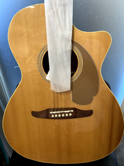 ELECTRIC ACOUSTIC GUITAR FENDER NEWPORTER PLAYER NATURAL FOLK TYPE