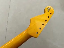 VINTAGE 21FRET YELLOW MAPLE ELECTRIC GUITAR NECK ROSEWOOD INLAY FOR FENDER STRAT