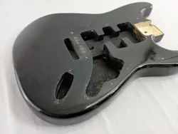 2007 STARCASTER BY FENDER STRAT BODY METALLIC BLACK 1.7