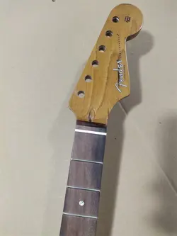 22 FRET STRAT ELECTRIC GUITAR NECK ROASTED MAPLE FOR DIY FENDERS REPLACE GLOSS
