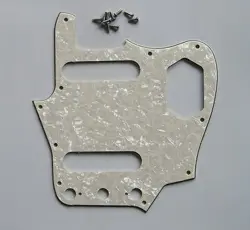AGED PEARL AMERICAN VINTAGE JAGUAR GUITAR PICKGUARD SCRATCH PLATE FITS FENDER
