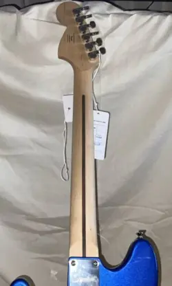 SQUIER BY FENDER BULLET MUSTANG HH ELECTRIC GUITAR - IMPERIAL BLUE…NEW