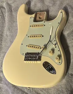 2001 GENUINE FENDER® AMERICAN STANDARD STRATOCASTER LOADED BODY OLYMPIC WHITE