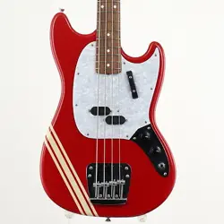 FENDER JAPAN MUSTANG BASS MB-SD/CO TRINO RED USED MAPLE NECK W/SOFT CASE
