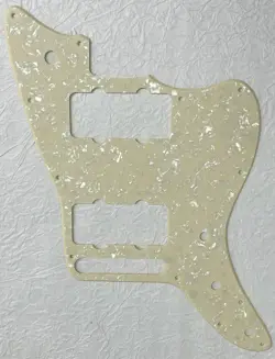 NEW GREAT-FOR US FENDER AMERICAN SPECIAL JAZZMASTER GUITAR PICKGUARD CREAM PEARL