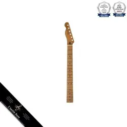 FENDER TELECASTER GUITAR NECK  SATIN ROASTED  22 JUMBO FRETS  FLAT OVAL SHAPE  M