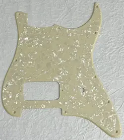 NEW GREAT-FOR FENDER STRATOCASTER START SINGLE HUMBUCKER PICKGUARD CREAM PEARL