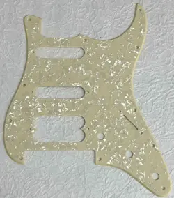 NEW GREAT-FOR FENDER PLAYER STRATOCASTER FLOYD ROSE HSS GUITAR PICKGUARD CREAM