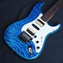FENDER MICHIYA HARUHATA STRATOCASTER CARIBBEAN BLUE TRANS #GG41Q