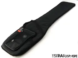 FENDER DELUXE PADDED STRAT TELE GIG BAG CASE GUITAR PARTS BLACK EXTRA WIDE