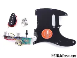 FENDER SQUIER AFFINITY TELE LOADED PICKGUARD, PICKUPS PLATE KNOBS TELECAST BLACK