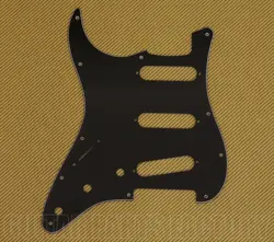 LEFTY BLACK 11-HOLE PICKGUARD STANDARD FENDER STRATOCASTER/STRAT® PG-0552-L33