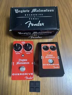 FENDER YNGWIE MALMSTEEN OVERDRIVE GUITAR EFFECTS PEDAL - USED, RARE