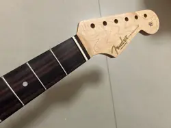 VINTAGE 21 FRET MATTE MAPLE ROSEWOOD ELECTRIC GUITAR NECK FOR FENDER STRAT STYLE