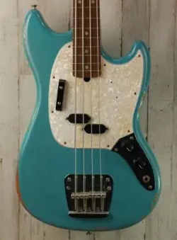 USED FENDER ROAD WORN JMJ MUSTANG BASS (357)