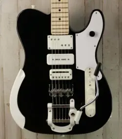 NEW FENDER JACK WHITE TRIPLECASTER - BLACK (071)