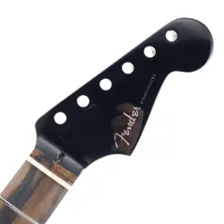 FENDER AMERICAN ULTRA STRATOCASTER NECK EBONY FRETBOARD BLACK HEADSTOCK