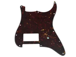 *NEW DARK BROWN TORTOISE STRATOCASTER PICKGUARD FOR FENDER DELONGE STRAT 3 PLY