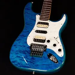 FENDER MICHIYA HARUHATA STRATOCASTER CARIBBEAN BLUE TRANS S/N:JD23011754 #GGBCF