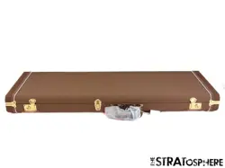 FENDER AV II 61 AMERICAN VINTAGE STRAT TELE G&G BROWN HARDSHELL CASE 1961