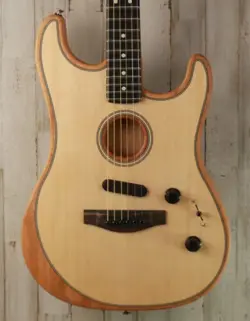 DEMO FENDER AMERICAN ACOUSTASONIC STRAT - NATURAL (549)