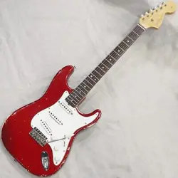 FENDER STRATOCASTER '66 CANDYAPPLERED/R SAFE DELIVERY FROM JAPAN