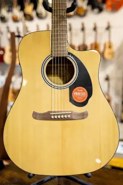 FENDER FA-125CE ACOUSTIC DREADNOUGHT GUITAR - NATURAL