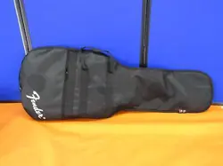 USED RED FENDER ELECTRIC GUITAR - SQUIER STRAT