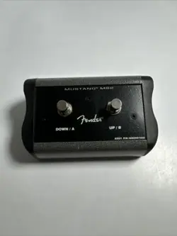 FENDER MUSTANG MS2 FOOTSWITCH PEDAL FOR MUSTANG GUITAR AMP CLEAN TESTED WORKS
