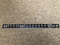 FENDER SUPER REVERB FRONT PANEL PLATE AMP AMPLIFIER