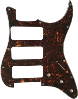 FOR FENDER STRATOCASTER STRAT P90 3 PICKUP GUITAR PICKGUARD (4 PLY BROWN TORTOIS