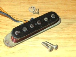 FENDER 1965 GREY BOTTOM MUSTANG DUO SONIC OR MUSIC MASTER BRIDGE PICKUP