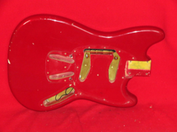 FENDER 1965 DAKOTA RED MUSTANG BODY