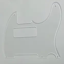 ELECTRIC GUITAR PICKGUARD FOR FENDER TELE 5 HOLE P90 STYLE,CLEAR TRANSPARENT