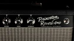 USED FENDER TONE MASTER PRINCETON REVERB GUITAR AMP COMBO WITH FOOTSWITCH