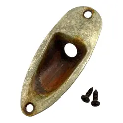 GENUINE FENDER JACK PLATE FENDER STRAT AGED RELIC ROAD WORN BOAT GUITAR PARTS