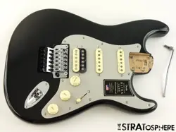 FENDER ULTRA LUXE STRATOCASTER STRAT HSS FLOYD ROSE LOADED BODY, MYSTIC BLACK