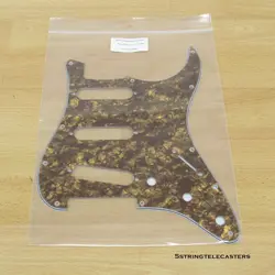 STRATOCASTER PICKGUARD GOLD PEARL FOR FENDER AM STD PRO ULTRA MIM TREMOLO COVER