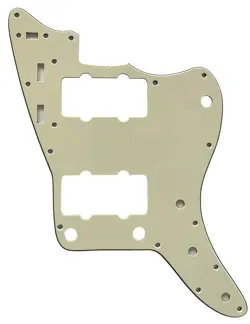 FOR FENDER AMERICAN VINTAGE 62 JAZZMASTER GUITAR PICKGUARD 3 PLY PARCHMENT