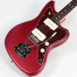 FENDER FSR HYBRID II JAZZMASTER SATIN CANDY APPLE RED WITH MATCHING HEAD JAPAN