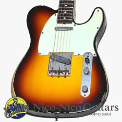 FENDER CUSTOM SHOP 2007 TB 1963 TELECASTER RELIC SUNBURST