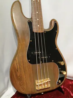 FENDER JAPAN PRECISION BASS WALNUT PB62-115WAL ELECTRIC BASS GUITAR USED