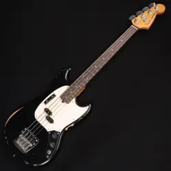 FENDER JMJ ROAD WORN MUSTANG BASS BLACK