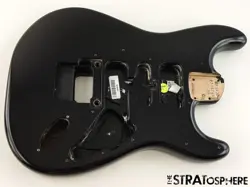 FENDER AMERICAN ULTRA LUXE STRATOCASTER HSS FLOYD STRAT BODY, MYSTIC BLACK