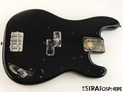 FENDER AV II AMERICAN VINTAGE 1960 PRECISION P BASS BODY & HARDWARE BLACK