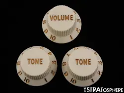 FENDER VINTERA II 60S RI STRATOCASTER STRAT, GUITAR KNOBS, CONTROL PARCHMENT