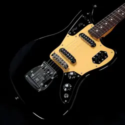 FENDER / FSR MADE IN JAPAN TRADITIONAL 60S JAGUAR BLACK W/ANODIZED PG
