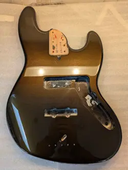 NEW FENDER AMERICAN ULTRA JAZZ BASS BODY TEXAS TEA FINISH