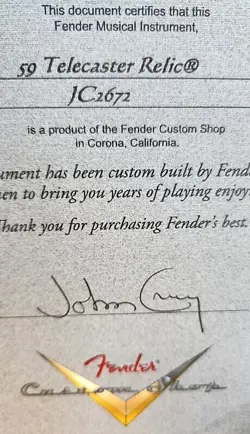 TELECASTER MASTERBUILT