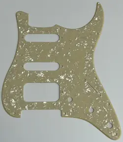 FOR FIT FENDER 11 SCTEW STRATOCASTER START HSS GUITAR PICKGUARD CREAM PEARL